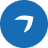 traccs white on blue icon