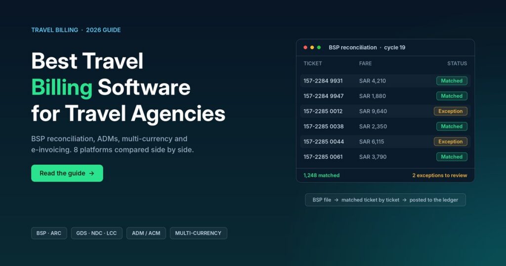 Travel Billing Software for Travel Agencies